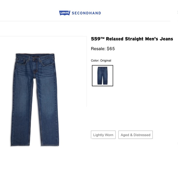 Levi’s 559 Relaxed Straight Jeans Blue - Picture 6 of 16